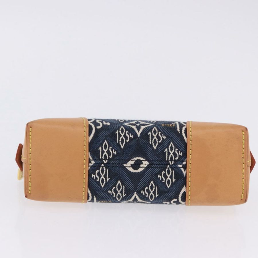 【日本直送】路易威登 (LOUIS VUITTON) 自1854年起 Pochette Cosmetic PM 帆布藍色手拿包 M80307 LV Auth ar14227M-3