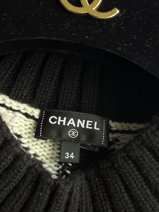 Chanel24B格纹针织背心fr34~~-2