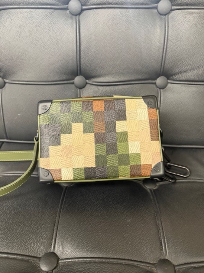 路易威登/Louis Vuitton Soft Trunk Damoflage 涂层帆布-1