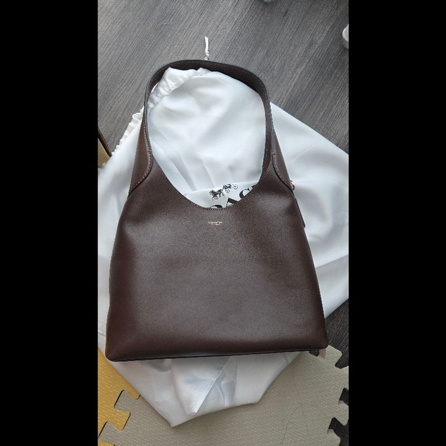 <全新閒置品>Coach Brooklyn 28 楓葉棕 (送內膽包 價值500)-5
