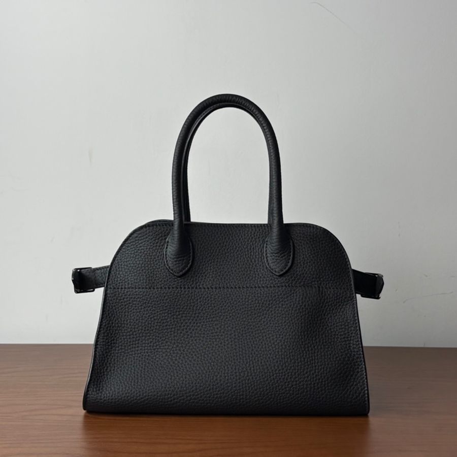 THE ROW Margaux 10 牛皮 手提包 女款 黑色W1190L133BLPL-0