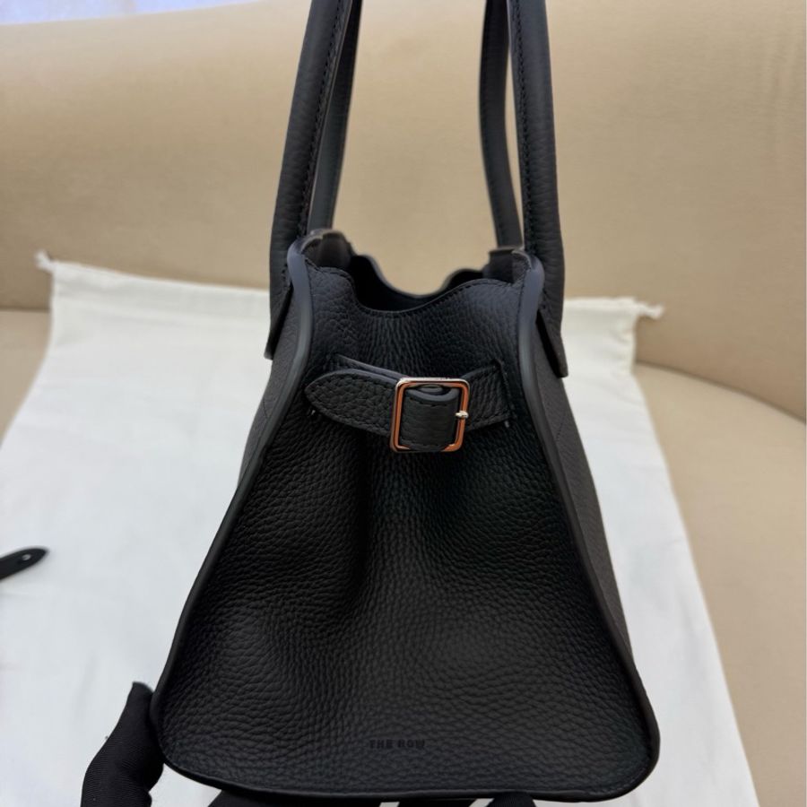 THE ROW Margaux 10 牛皮 手提包 女款 黑色W1190L133BLPL-2