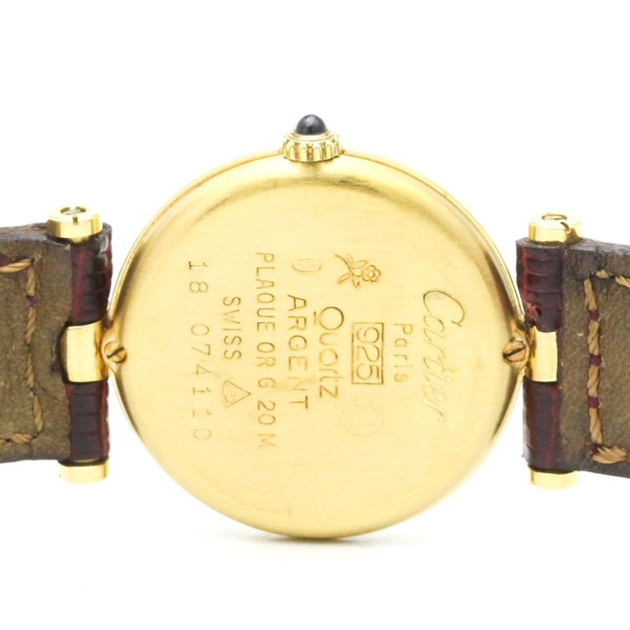 卡地亞 Must Vendome 鍍金石英女士腕錶 590004-5
