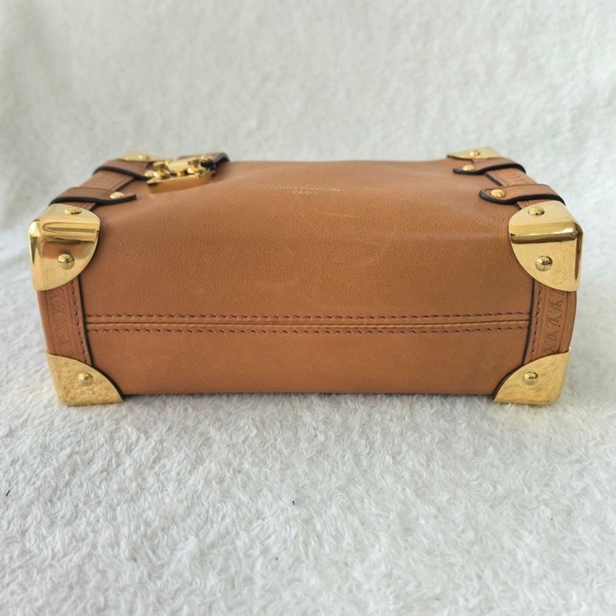LV 路易威登 side trunk 谷愛凌 小號 手提包單肩包斜挎包 棕色-5