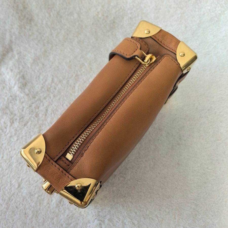 LV 路易威登 side trunk 谷愛凌 小號 手提包單肩包斜挎包 棕色-6
