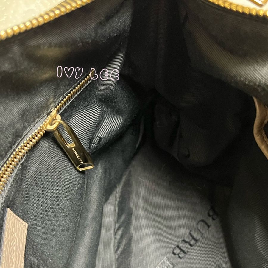 Burberry Heritage Grain Ledbury 單肩包 手提包 大象灰 牛皮 正品 二手精品-8