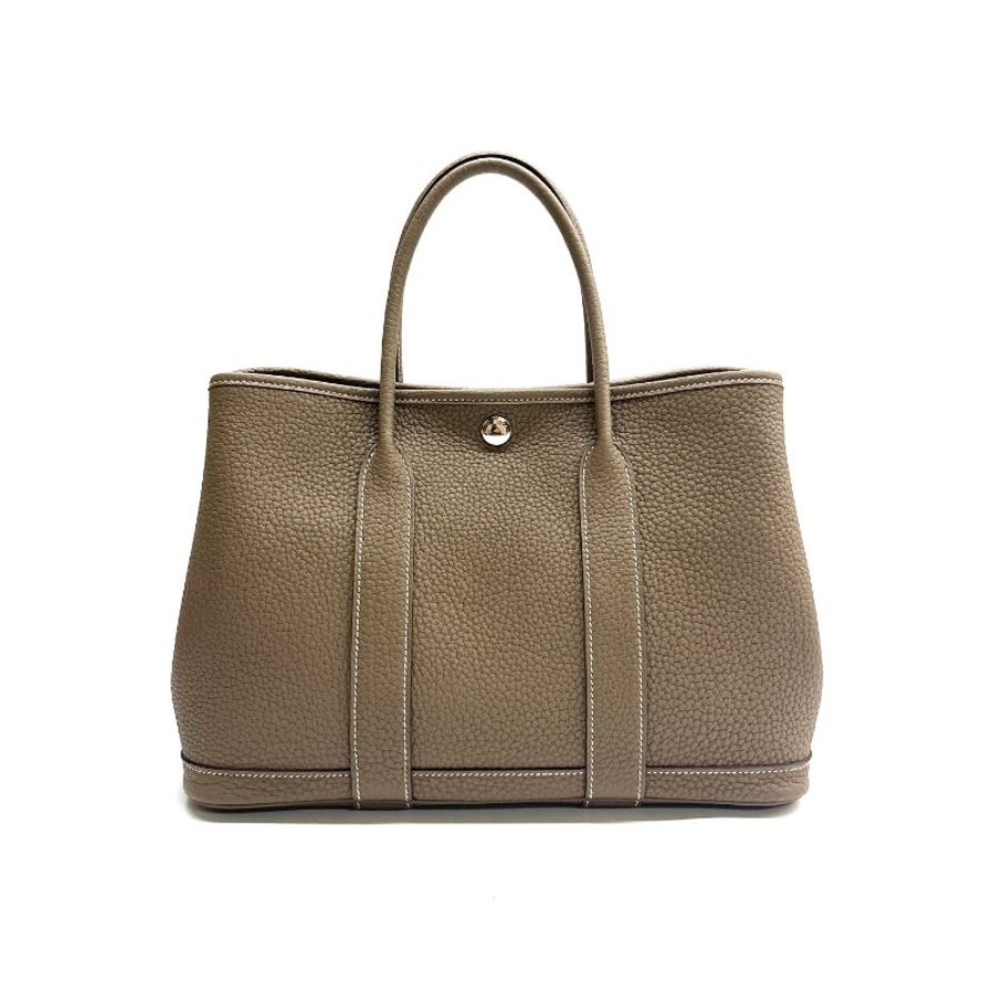 Hermès 大象灰 花園30 W刻 手提包-1