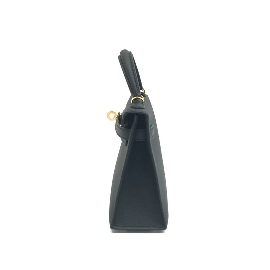 Hermès 黑金 mini kelly 二代 G刻 肩背包-2