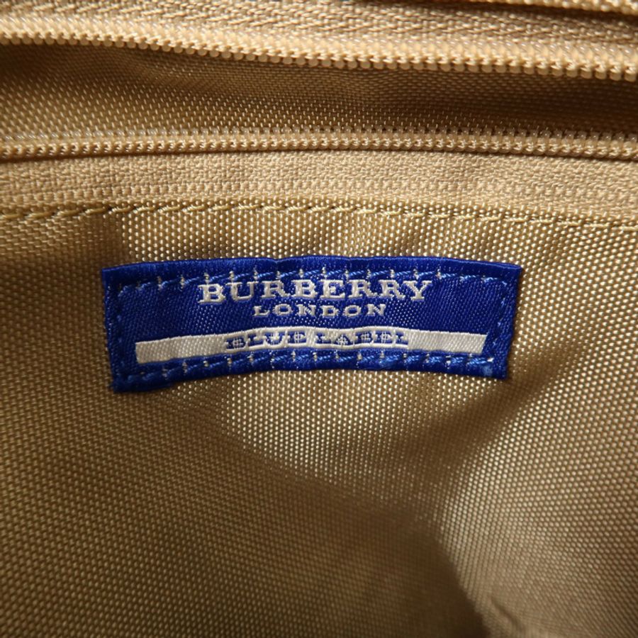 BURBERRY 帆布Tote Bag銀扣手挽袋-5