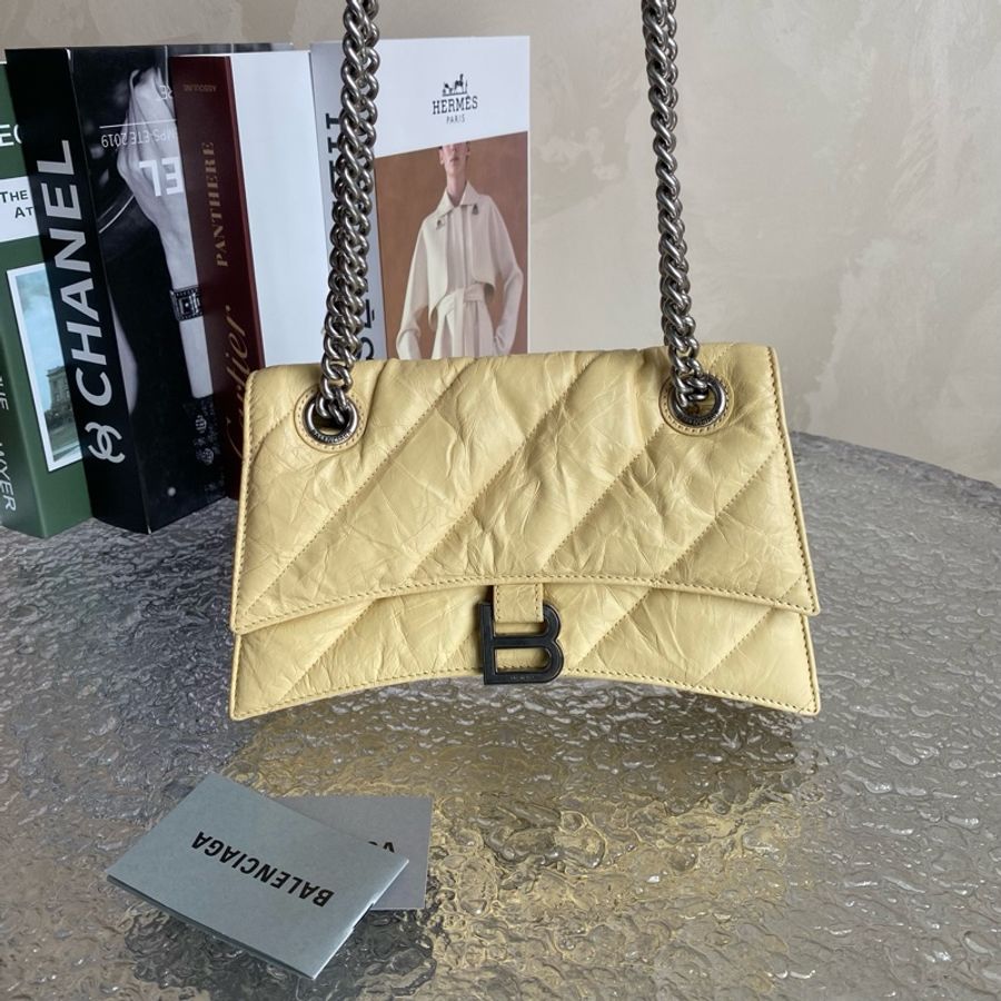 Balenciaga/巴黎世家 奶油黃Crush-1