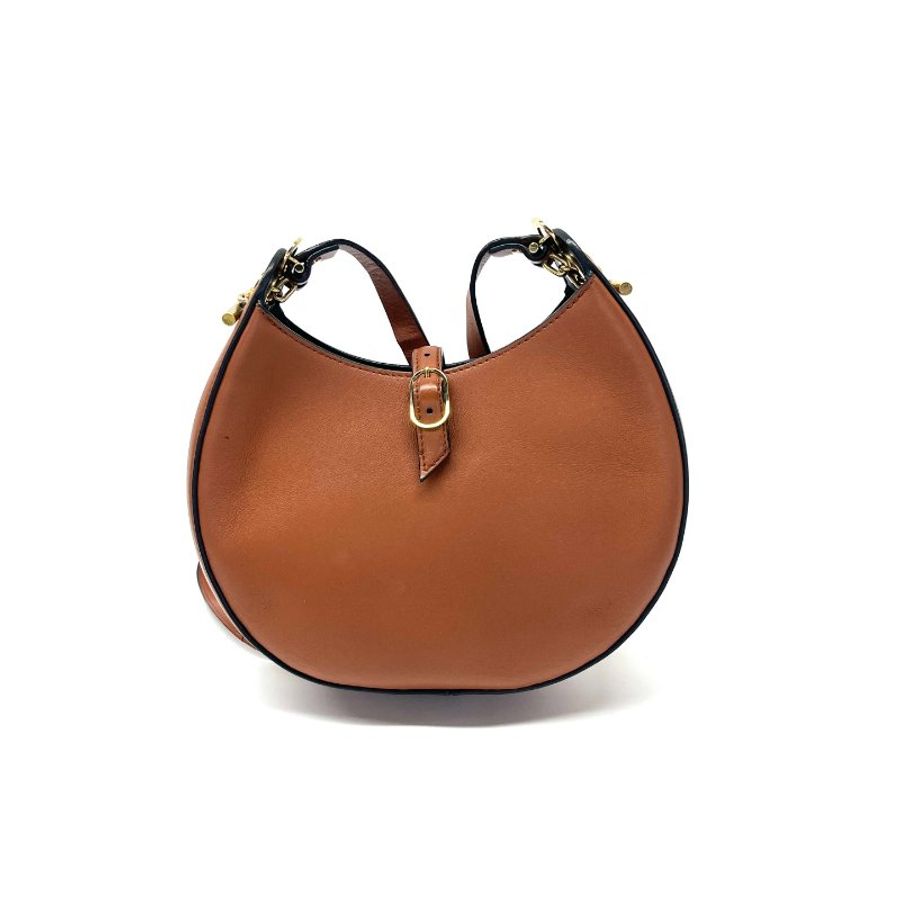 LOEWE 焦糖色 半月 肩背包-1