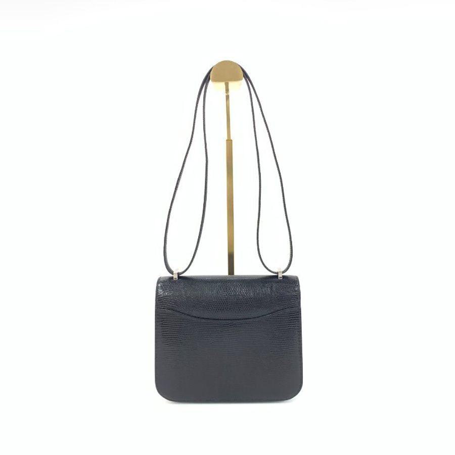 Hermès 黑銀 康康 19 B刻 肩背包-1