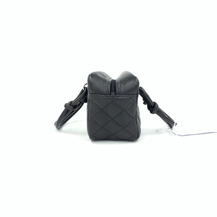 Chanel 黑 康鵬 mini 枕頭 10開 手提包-2