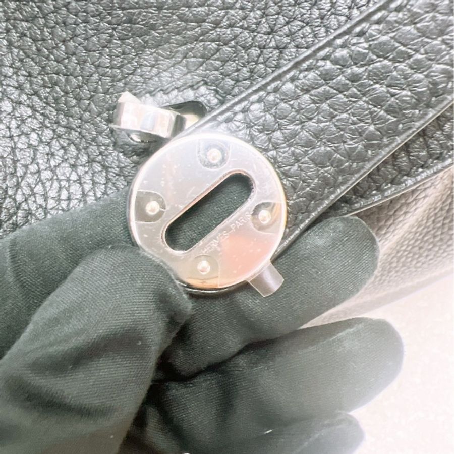 全新 Hermes lindy 30 黑銀 C-6