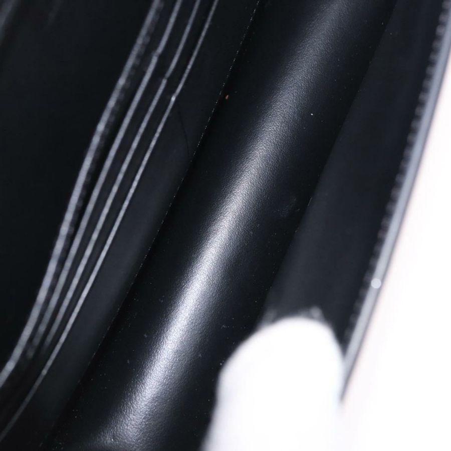 【日本直送】CELINE Triomphe 鏈條肩背包，黑色皮革，金色，正品 ka6199SAM-9