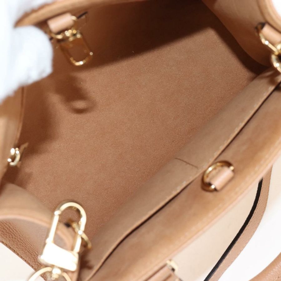 【日本直送】路易威登 Empreinte Giant On The Go PM 手袋 駝色 M12513 LV Auth 210181M-9